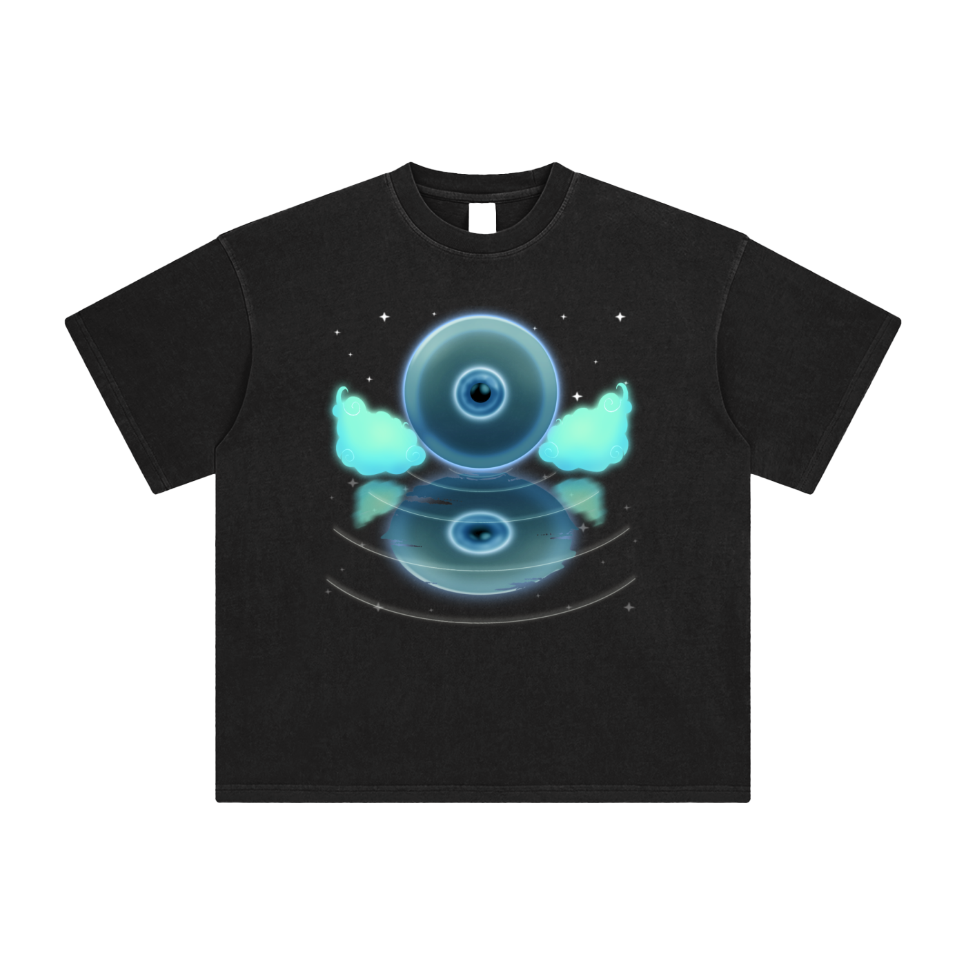 halloween,ai,halloween shirt,moon reflection ,eye in the sky,moon eye,moonchild,cloud wings