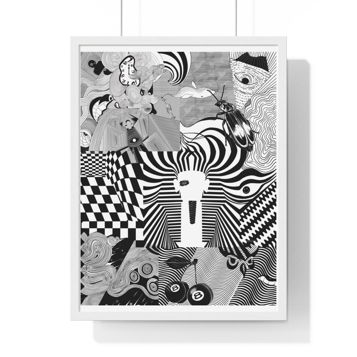 Comic's Trip Framed Poster