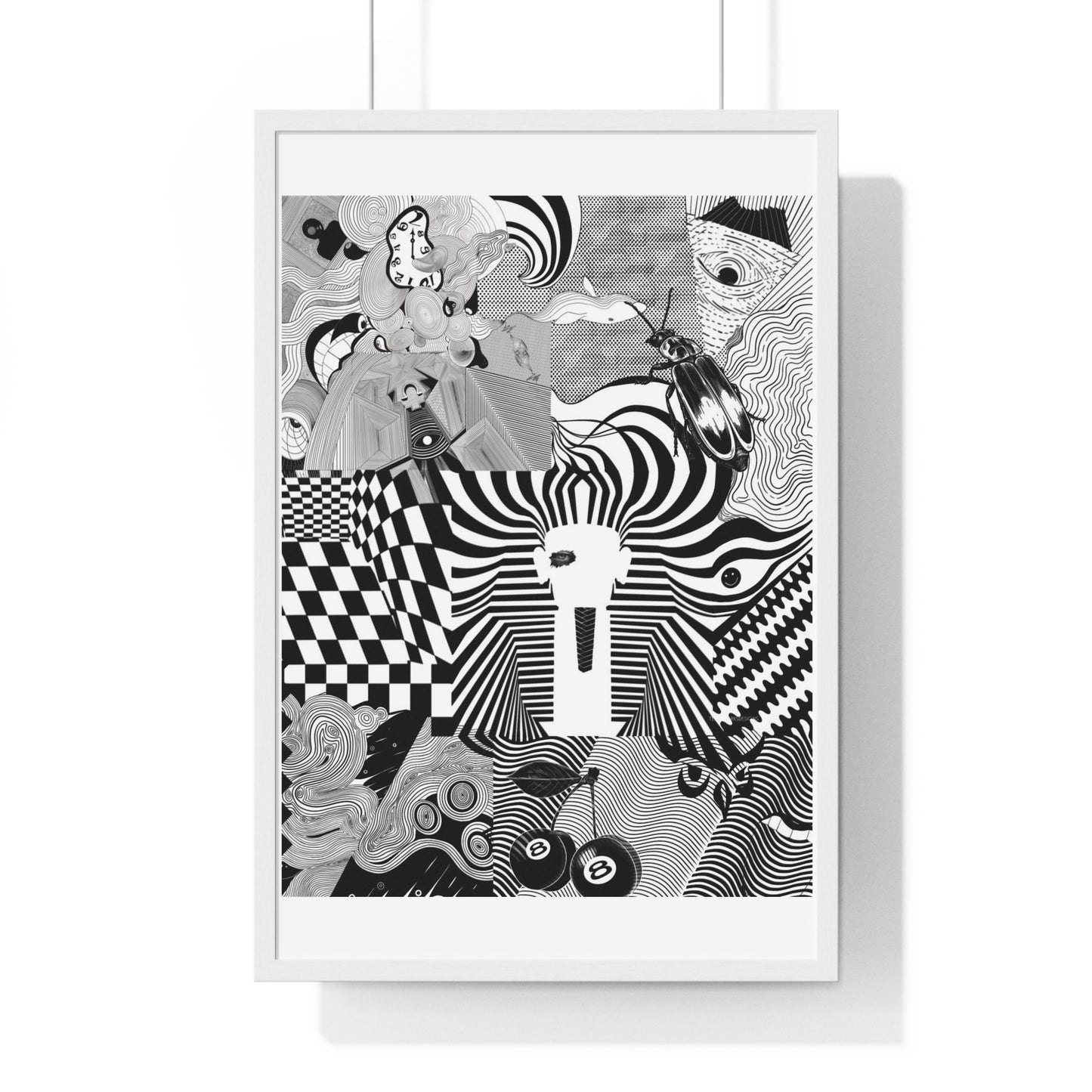 Comic's Trip Framed Poster