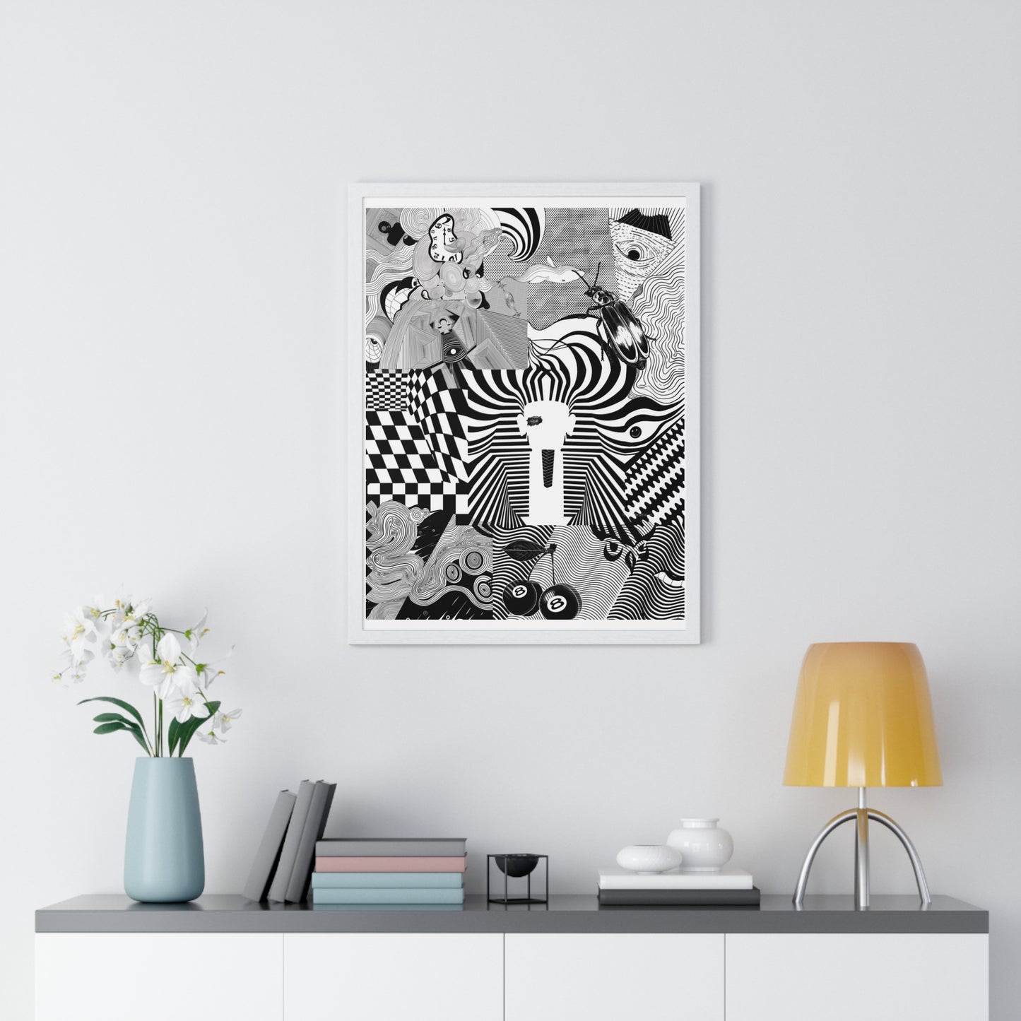 Comic's Trip Framed Poster