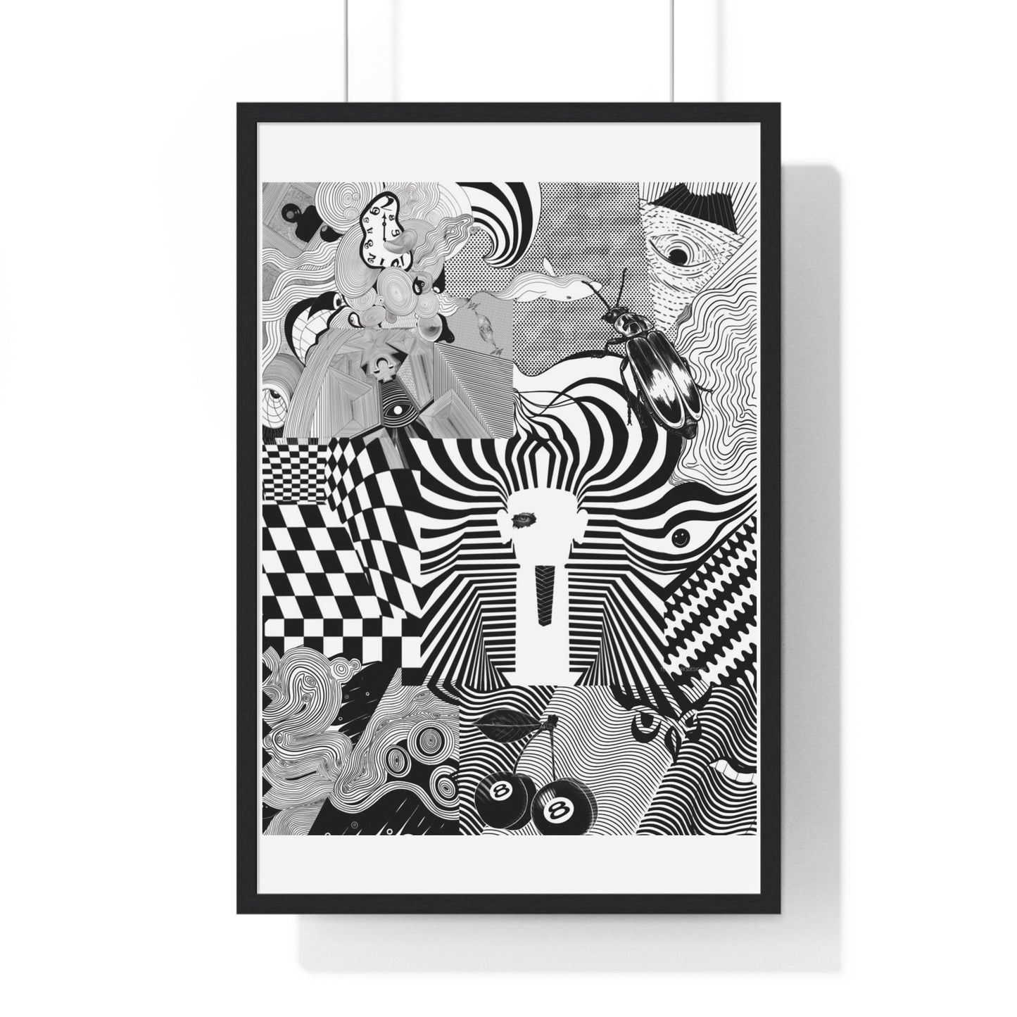Comic's Trip Framed Poster