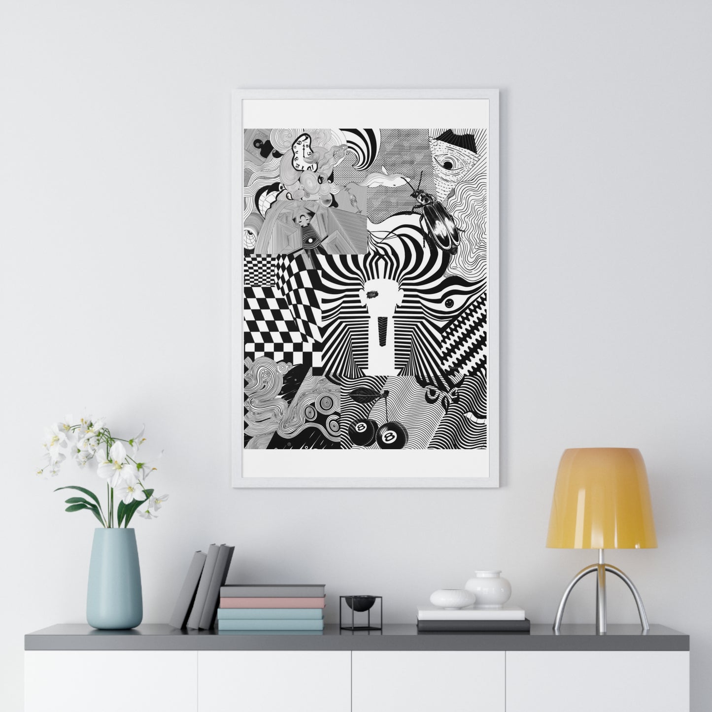 Comic's Trip Framed Poster