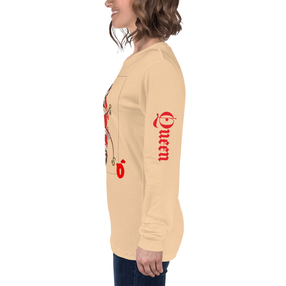 Queen of Hearts Long Sleeve Tee