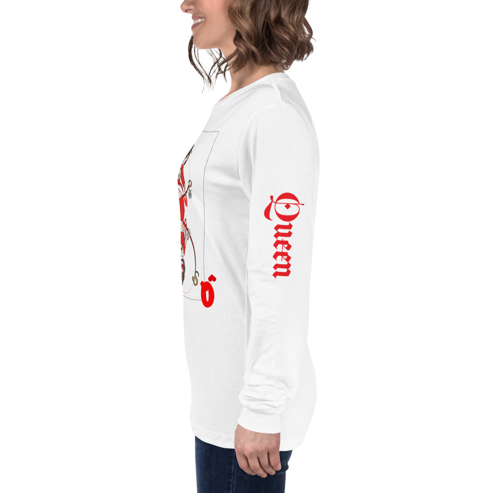 Queen of Hearts Long Sleeve Tee