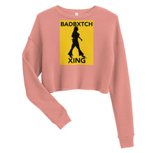 Load image into Gallery viewer, Bad Bxtch Crop Sweatshirt
